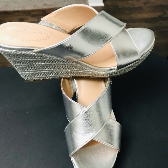 BANDOLINO WOMEN’S KAMMIE WEDGE SANDALS. GORGEOUS DESIGN FOR COMFORT WEAR. 8.5 - Picture 6 of 9